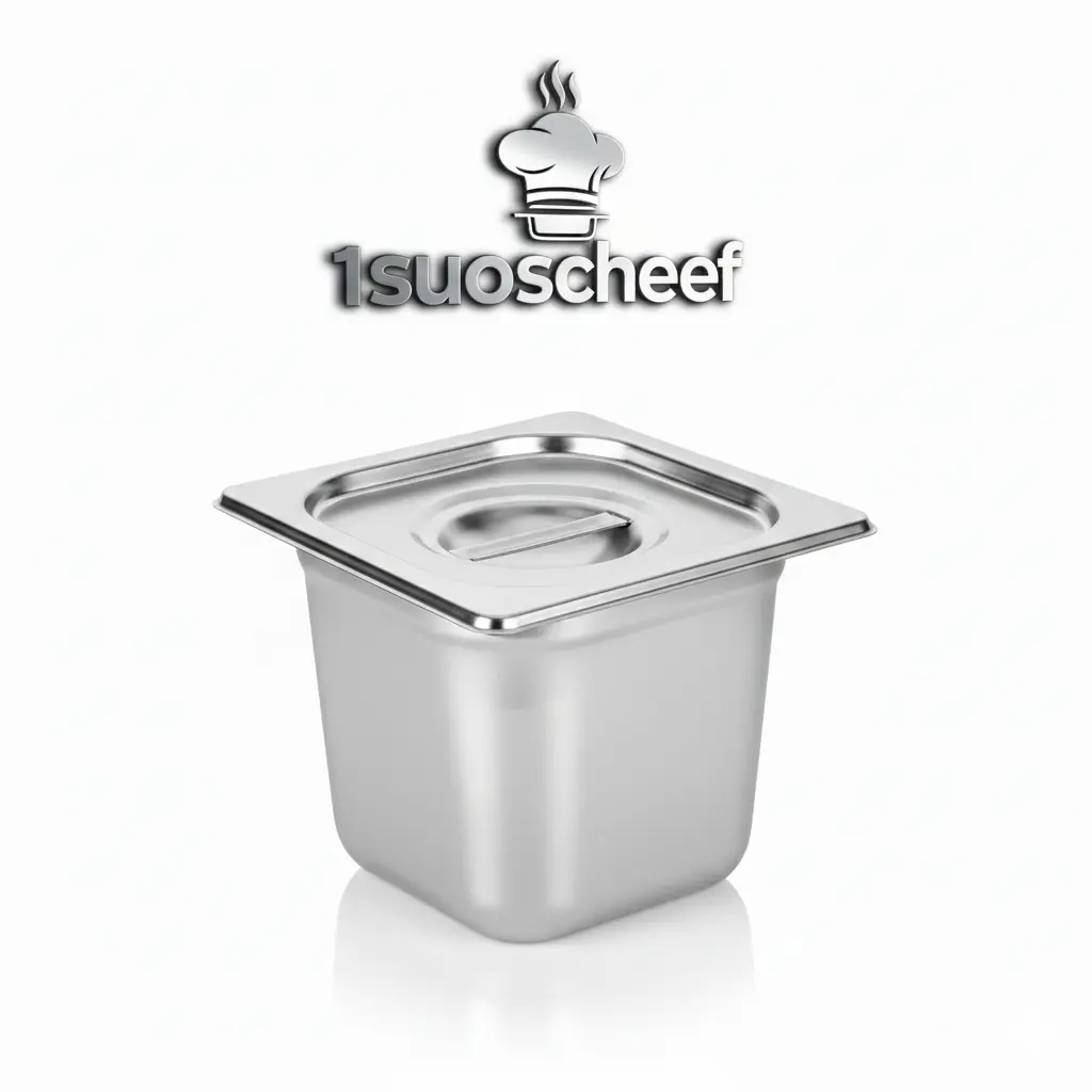 لگن بنماری استیل یک ششم عمق 15 مکث سیلور