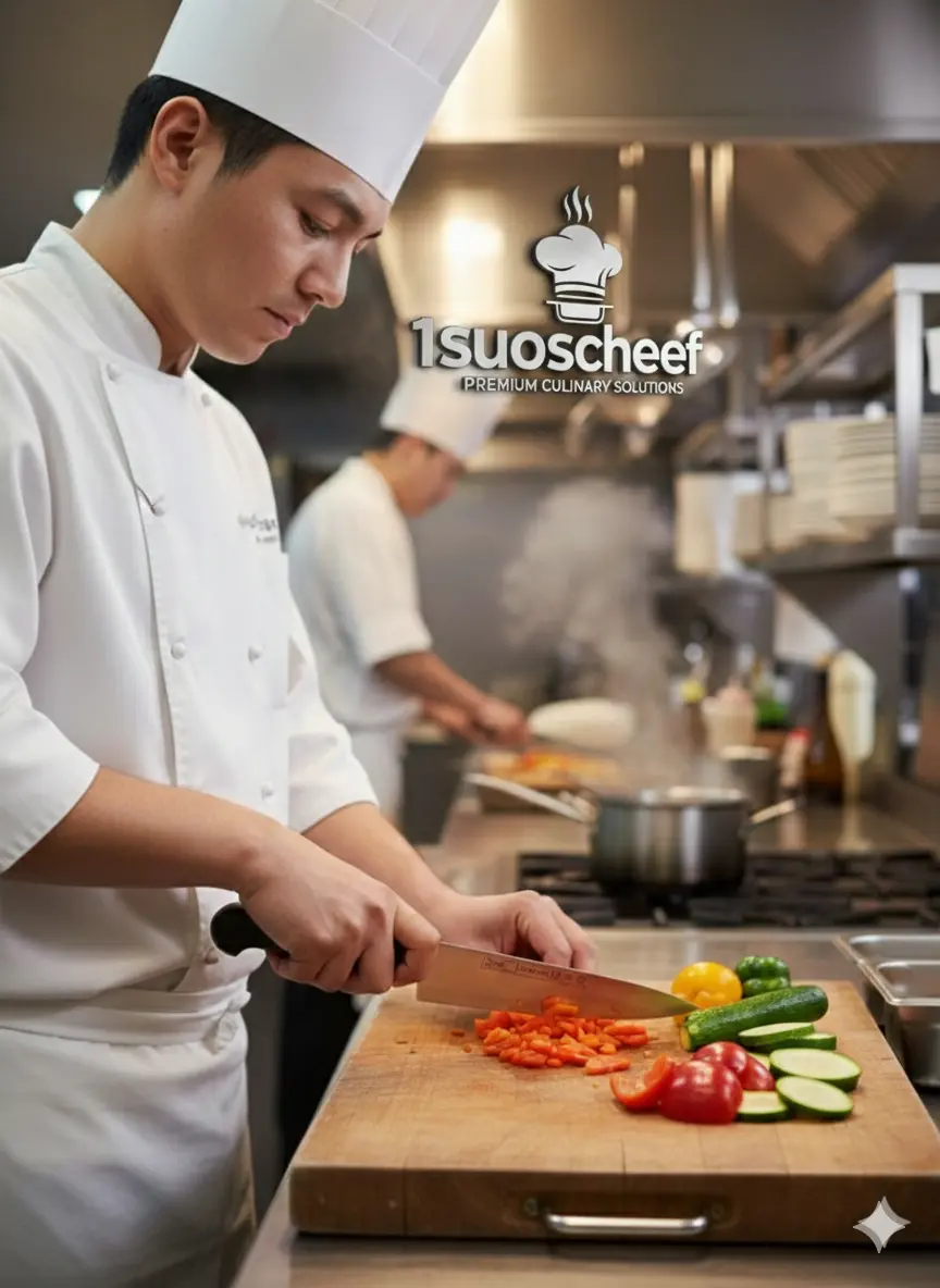 چاقوی آشپزخانه ایوو (IVO) مدل تیتانیوم سایز ۱۸ سانتی‌متر – ساخت پرتغال