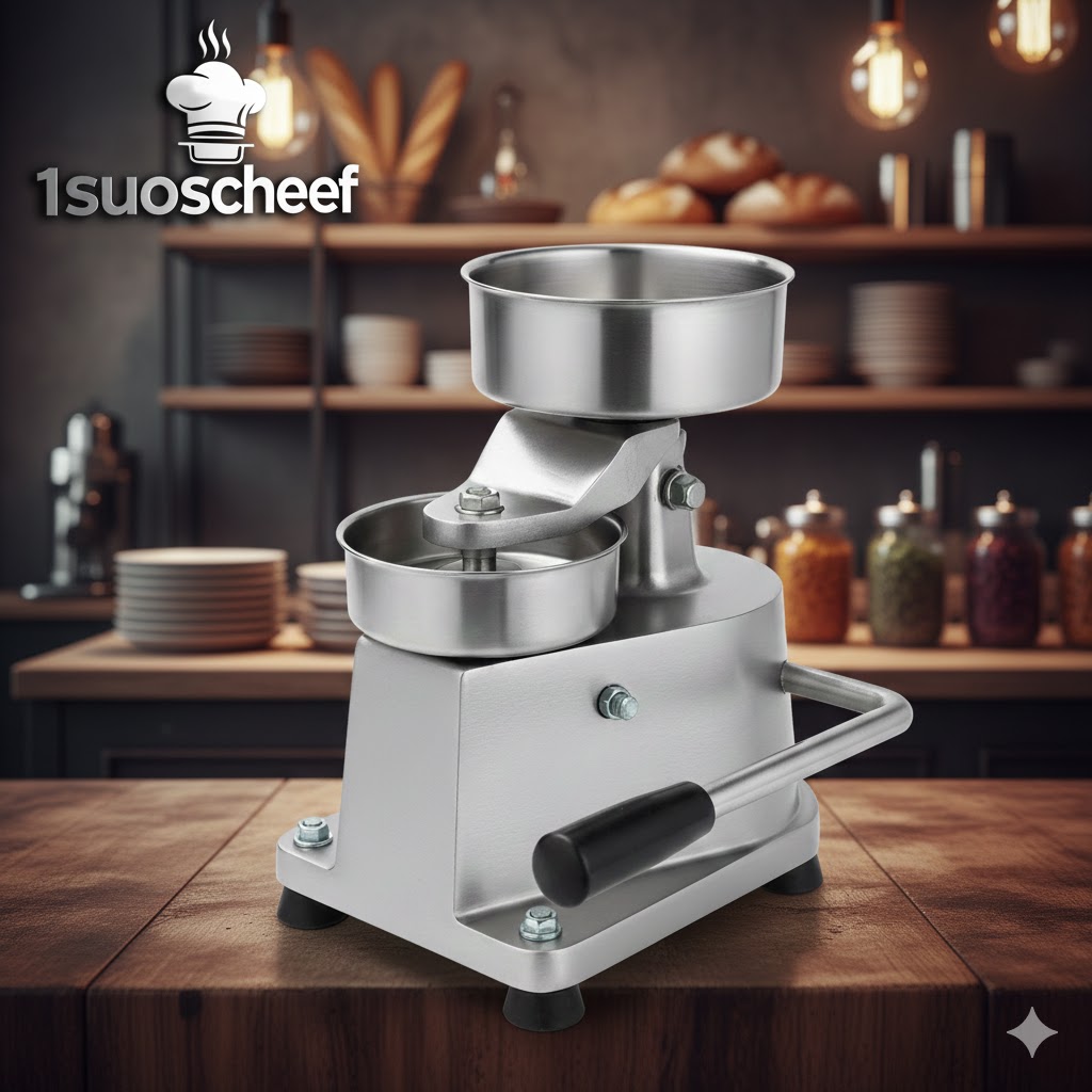 دستگاه همبرگر زن نیمه اتوماتیک توربو مکس (Turbomax) - قطر ۱۳ و ۱۵ سانت