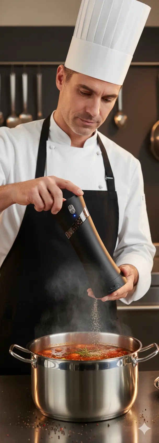 آسیاب نمک و فلفل شارژی Best مدل KDL-521N (رنگ مشکی مات)