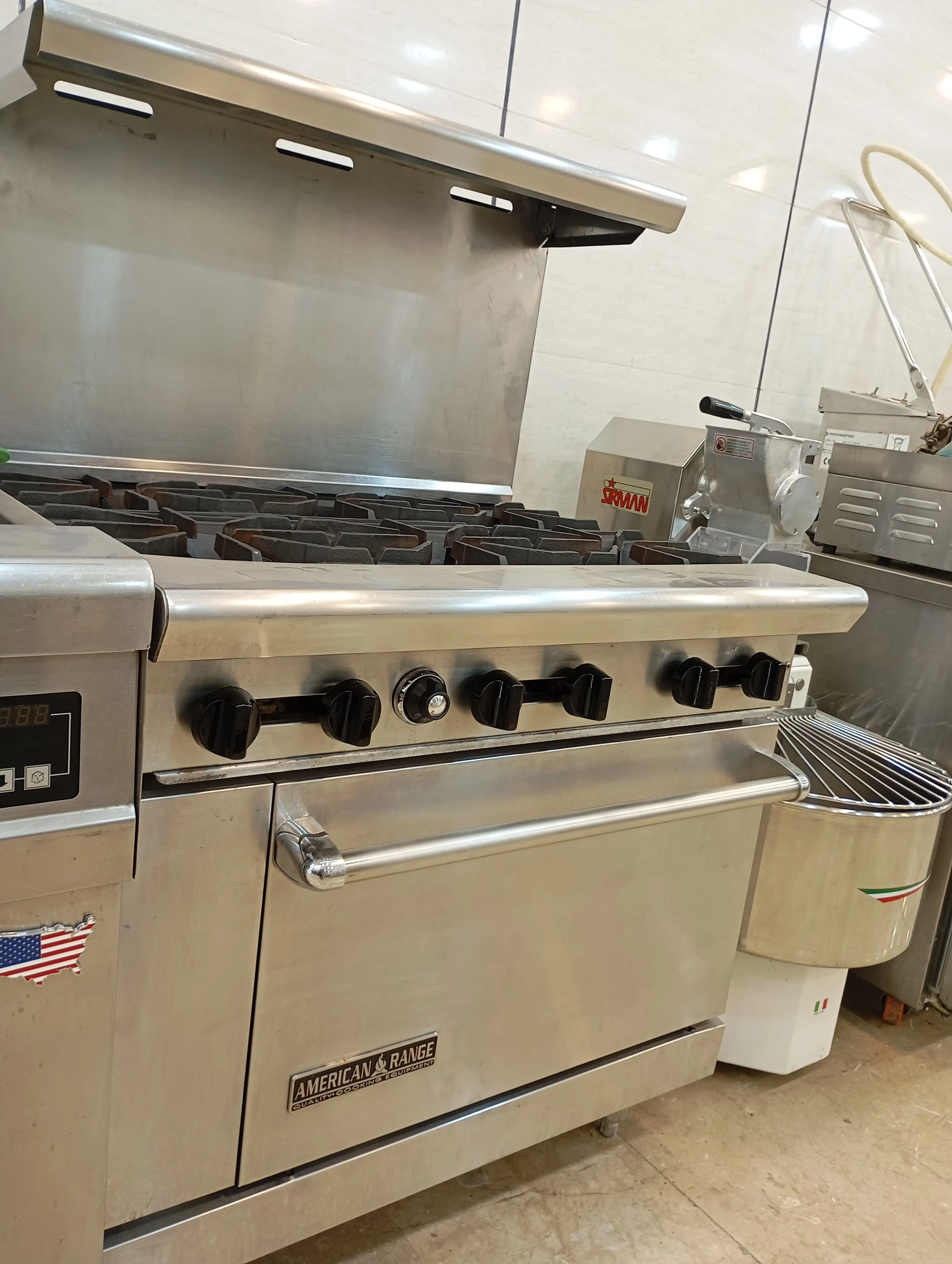 خرید اجاق گاز ۶ شعله امریکن رنج (American Range) دست دوم - سرویس شده
