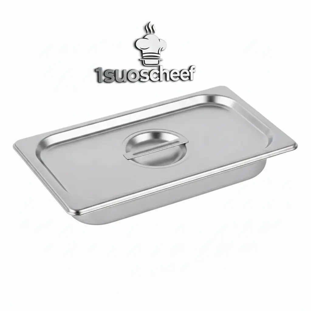 ​لگن بنماری استیل ۱/۳ عمق ۴ سانت مکث سیلور (Max Silver)