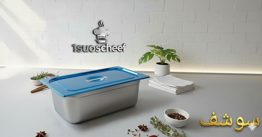 لگن بنماری استیل ۱/۱ عمق ۲۰ سانتیمتر ورق ۰.۶ برند کنزو (Kenzo) بدون درب