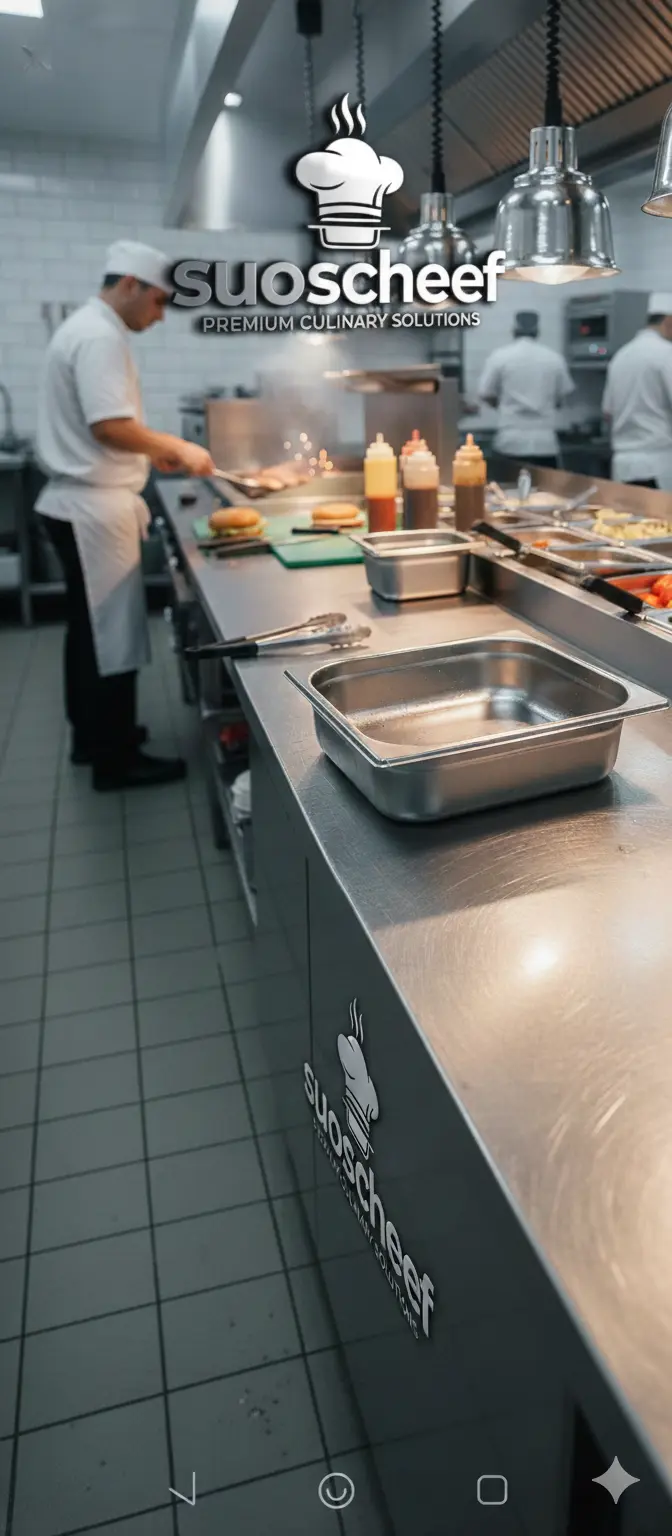 لگن بن‌ماری استیل سایز ۲/۳ مکث سیلور (Max Silver)