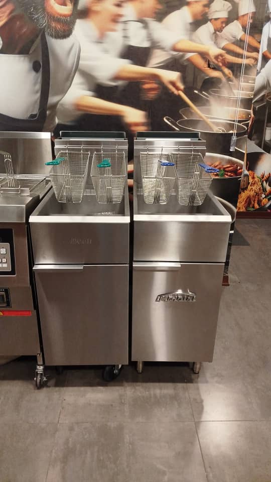 سرخ‌ کن صنعتی  دین (Dean) مدل دو سبده پایه دار