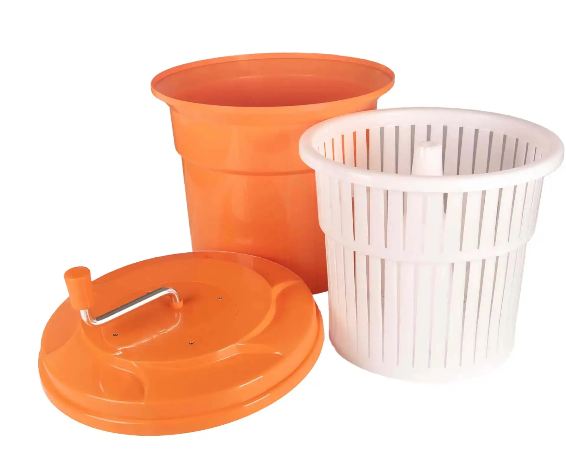 تصویر کاهو خشک کن دستی بِست beast خداحافظی با سالادهای پلاسیده و آبدار با مکانیزم چرخشی Beast