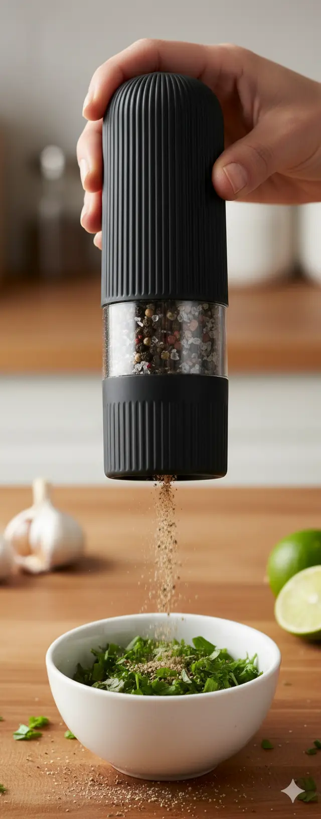 آسیاب نمک و فلفل شارژی Best مدل KDL-563 (مشکی)